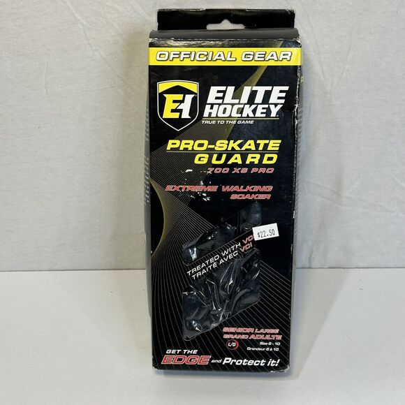 Elite Hockey Other - NEW Elite Hockey 700XS Pro Extreme Walking Soaker Skateguards Black Size Large